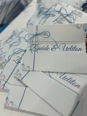 CONVITE CASAMENTO COM DOBRA