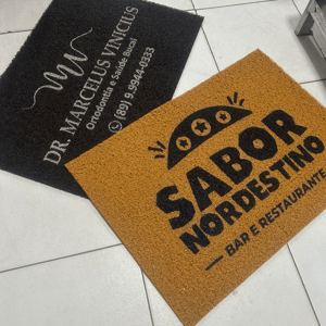 TAPETE CAPACHO PERSONALIZADO 60X120CM      