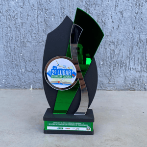 TROFÉU MDF 6MM COM ACRÍLICO 20CM      
