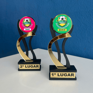 TROFÉU MDF 6MM COM ACRÍLICO 20CM      
