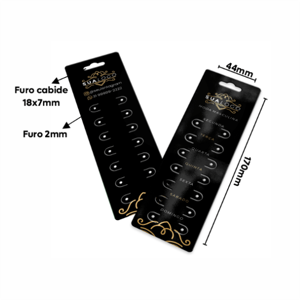 TAG BRINCOS SEMANINHA COUCHE 300G SEM VERNIZ      