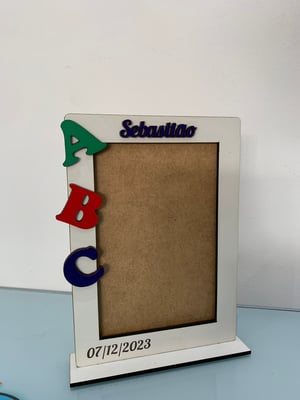 LEMBRANCINHA ABC QUADRO FOTO 10X15CM      
