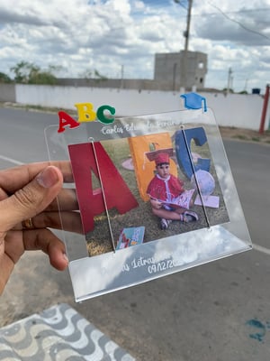 LEMBRANCINHA ABC ACRÍLICO      