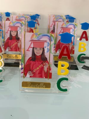 LEMBRANCINHA ABC ACRÍLICO FOTO 5X7CM      