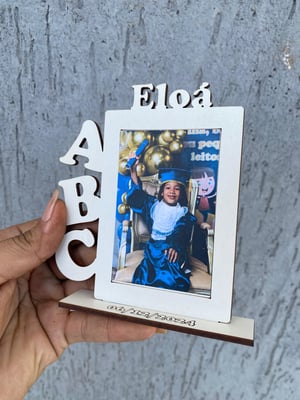 LEMBRANDINHA MDF 10X11CM BRANCO FOTO  5X7CM      