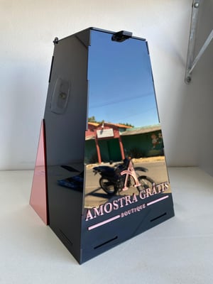 URNA SORTEIO PERSONALIZADA EM ACRÍLICO      