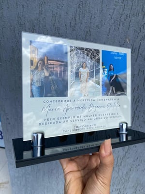 PLACA FORMATURA 15X20CM      