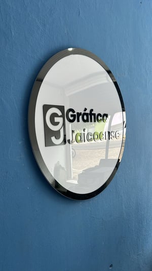 PLACA ACRÍLICO SEM LED      