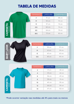 Camiseta Algodão