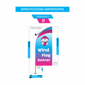 WIND BANNER PAREDE (P)