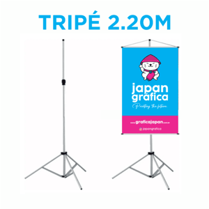 ECO BANNER C/ TRIPÉ COMPLETO ALUMÍNIO TRIPÉ C/ 2.20M 4x0 CORES ULTRA HD TECIDO ECO SINTÉTICO COMPLETO | AMBIENTE INTERNO FRETE GRÁTIS NAS COMPRAS ACIMA DE R$100,00