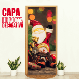 CAPA PARA PORTAS TECIDO HELANCA TAMANHO PERSONALIZADO 4x0 DECORATIVO  ELÁSTICO EM VOLTA 