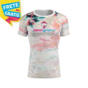 CAMISETA HELANCA PLUS FEMININA HELANCA PLUS 0.120 G/M2 PERSONALIZADA FEMININA ADULTO 4X0 COR ULTRA-HD EPSON 100% POLIÉSTER IMPRESSÃO TOTAL / TINTA ORIGINAL MADE IN JAPAN FRETE GRÁTIS NAS COMPRAS ACIMA DE 100,00, CONSULTE AS REGIÕES.