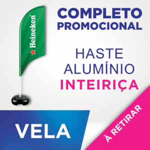 WIND PROMOCIONAL VELA (P) TECIDO TECNOSPORT 100% SINTÉTICO 1.85M X  0.65M DUPLA-FACE | IMPRESSÃO ULTRA-HD EPSON ESTRUTURA DE ALUMÍNIO INTEIRIÇA COSTURA OVERLOQUE EXTERNO BASE TITAN BLACK COM ALÇA