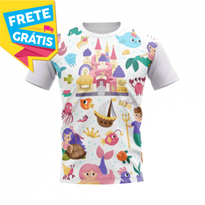 CAMISETA UV50+ FEMININA INFANTIL MALHA ACTIVE PROTEÇÃO SOLAR UV50+ PERSONALIZADA FEMININA INFANTIL 4X0 COR ULTRA-HD EPSON 92,5% POLIÉSTER | 7,5% ELASTANO IMPRESSÃO TOTAL / TINTA ORIGINAL MADE IN JAPAN FRETE GRÁTIS NAS COMPRAS ACIMA DE 100,00, CONSULTE AS REGIÕES.