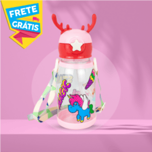 GARRAFINHA INFANTIL CANUDO EMBUTIDO DE SILICONE 200MM X 70MM 4 CORES + BRANCO + VERNIZ ULTRA HD CAPACIDADE 600ML COM ESTAMPA / MASCULINO OU FEMININO FRETE GRÁTIS NAS COMPRAS ACIMA DE 100,00, CONSULTE AS REGIÕES.