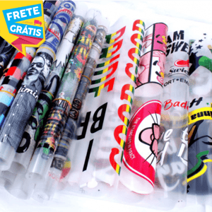 TRANSFER DTF TEXTIL A2 FILME TRANSFER DTF 42CM X 59CM 4 CORES + BRANCO POLIAMIDA HD CORTE RETO / TINTA ORIGINAL MADE IN JAPAN FRETE GRÁTIS NAS COMPRAS ACIMA DE 100,00, CONSULTE AS REGIÕES.