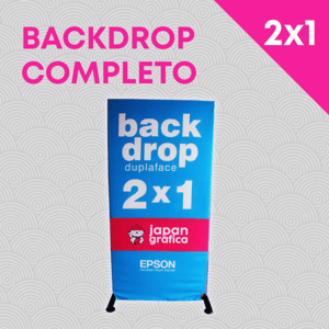 BACKDROP DUPLA-FACE 2000x1000mm OXFORD HD 2M X 1M 4X4 CORES DUPLA-FACE TUBOS DE ALUMÍNIO DESMONTÁVEL FRETE GRÁTIS NAS COMPRAS ACIMA DE 100,00, CONSULTE AS REGIÕES.