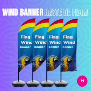 WIND BANNER FIBRA (M) DUPLA-FACE 2.50M X 0.65M FACA | PENA | VELA | ÂNGULO / BASE TITAN BLACK TECNOSPORT ESTRUTURA DE FIBRA DESMONTÁVEL FRETE GRÁTIS NAS COMPRAS ACIMA DE 100,00, CONSULTE AS REGIÕES.