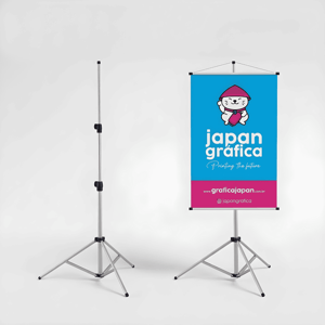 ECO BANNER C/ TRIPÉ COMPLETO ALUMÍNIO TRIPÉ C/ 2.20M 4x0 CORES ULTRA HD TECIDO ECO SINTÉTICO COMPLETO | AMBIENTE INTERNO FRETE GRÁTIS NAS COMPRAS ACIMA DE R$100,00