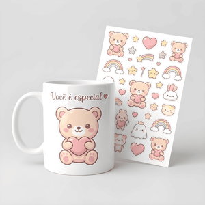 CANECA CERÂMICA CERÂMICA 83MM X 96MM 4 CORES + BRANCO + VERNIZ ULTRA HD ADESIVO DTF UV CAPACIDADE 325ML / COM OU SEM ESTAMPA FRETE GRÁTIS NAS COMPRAS ACIMA DE 100,00, CONSULTE AS REGIÕES.