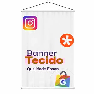 Eco Banner Tecido 70cm TECIDO FIBRA SINTÉTICA DTEX 180GR LARGURA 70CM IMPRESSÃO ULTRA-HD QUALIDADE EPSON BASTÃO E CORDÃO / TINTA ORIGINAL MADE IN JAPAN FRETE GRÁTIS NAS COMPRAS ACIMA DE 100,00, CONSULTE AS REGIÕES.