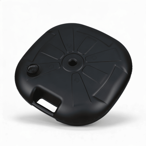 BASE WIND BANNER (G/GG) POLIETILENO 43cmx 43cm x 14cm ENCHIMENTO ATÉ 13KG ÁGUA OU AREIA ENCAIXE 3/4 / MODELO MALETA COM ALÇA, MAIS RESISTENTE FRETE GRÁTIS NAS COMPRAS ACIMA DE 100,00, CONSULTE AS REGIÕES.