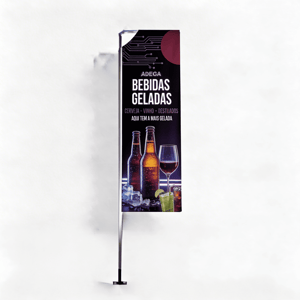 Wind Banner Full Parede P TECIDO TECNOSPORT 100% SINTÉTICO 1,85M X 0.65M DUPLA-FACE | IMPRESSÃO ULTRA-HD EPSON ESTRUTURA DE ALUMÍNIO DESMONTÁVEL FACA | PENA | VELA | ÂNGULO / SUPORTE DE AÇO FRETE GRÁTIS NAS COMPRAS ACIMA DE 100,00, CONSULTE AS REGIÕES.