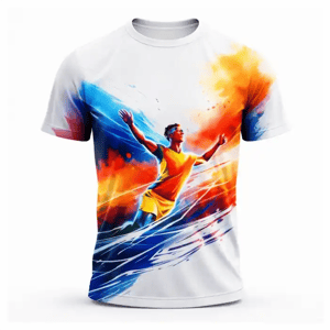 Camiseta Helanca Masculina HELANCA PLUS 0.120 G/M2 PERSONALIZADA MASCULINO 4X0 COR ULTRA-HD EPSON 100% POLIÉSTER IMPRESSÃO TOTAL / TINTA ORIGINAL MADE IN JAPAN FRETE GRÁTIS NAS COMPRAS ACIMA DE 100,00, CONSULTE AS REGIÕES.