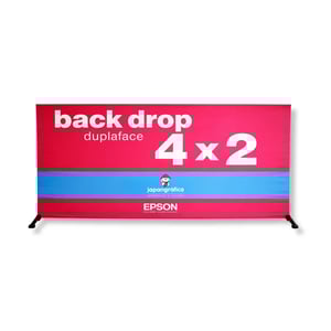 Backdrop Personalizado com Estrutura Completa 4000x2000mm TECIDO OXFORD HD 4 X 4 CORES DUPLA-FACE RETANGULAR DE ALUMÍNIO IMPRESSÃO ULTRA-HD EPSON TUBOS DE ALUMÍNIO DESMONTÁVEL COSTURA | EMENDA HORIZONTAL FRETE GRÁTIS NAS COMPRAS ACIMA DE 100,00, CONSULTE AS REGIÕES.