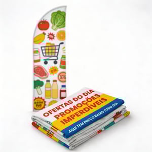 Tecido para Wind Banner de Fibra Personalizado M TECNOSPORT 2.0M X 0.65M   FACA | PENA | VELA | ÂNGULO FRETE GRÁTIS NAS COMPRAS ACIMA DE 100,00, CONSULTE AS REGIÕES.