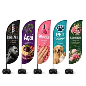 WIND BANNER POP FIBRA TECIDO 100% POLIÉSTER DUPLA-FACE P - M DUPLA-FACE | IMPRESSÃO ULTRA-HD EPSON ESTRUTURA DE FIBRA COSTURA EXTERNA COM LINHA BRANCA 