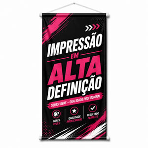 Eco Banner Tecido 100cm TECIDO FIBRA SINTÉTICA DTEX 180GR LARGURA 100CM IMPRESSÃO ULTRA-HD QUALIDADE EPSON BASTÃO E CORDÃO / TINTA ORIGINAL MADE IN JAPAN FRETE GRÁTIS NAS COMPRAS ACIMA DE 100,00, CONSULTE AS REGIÕES.
