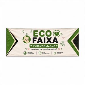 ECO FAIXA HD TAMANHO PERSONALIZADO TECIDO FIBRA SINTÉTICA DTEX TAMANHO PERSONALIZADO 4X0 COR ULTRA-HD IMPRESSÃO ULTRA-HD SUBLIMÁTICA BASTÃO SUPERIOR E INFERIOR / PEDIDO MÍNIMO R$100 FRETE GRÁTIS NAS COMPRAS ACIMA DE 100,00, CONSULTE AS REGIÕES.