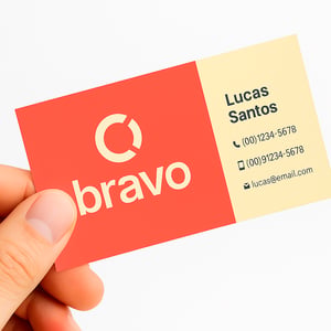 Cartão de Visita Couchê 300g 9x5cm  Laminação Fosca e Verniz Localizado Frente e Verso  