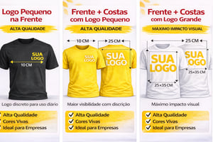 Camiseta Personalizada Algodão, Dryfit, Malha Fria