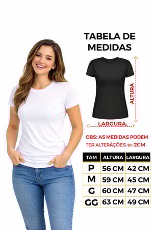 BABY LOOK POLIESTER LISA P ao GG