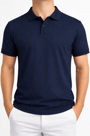 CAMISA POLO EM ALGODÂO – UNISSEX