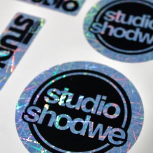 KIT ADESIVOS PERSONALIZADOS HOLOGRÁFICO PRATA