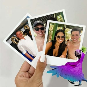 Foto Polaroid Papel Fotográfico  230g 8,7X10,2 cm  Brilho Refile 