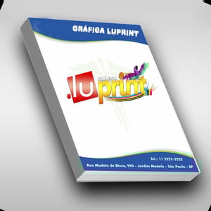 TALÃO RECEITUÁRIO COLORIDO - BLOCO COM 100 FOLHAS (10x15) Off-set 75gr 10x15 1x0 Sem Verniz Picote , Cola e Grampo 