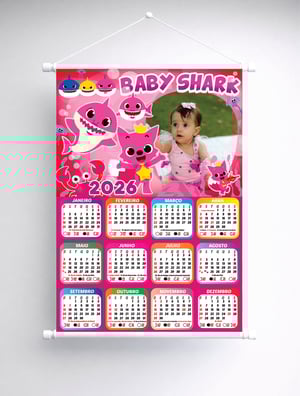 Banner Calendário Lona 440g 20x30cm    