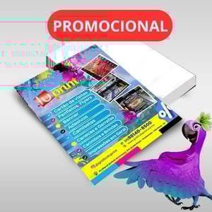 Flyer / Panfleto SULFITE PROMOCIONAL  10x14 SULFITE 90G 10x14 4x0 FOSCO Corte Reto G201