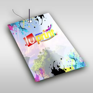 Tag - Simples 48x88mm 48x88mm em Couché Fosco 250g 48x88mm 4x0 ou 4x4 Couchê 250g - Frente Brilho Furo 4mm 1328