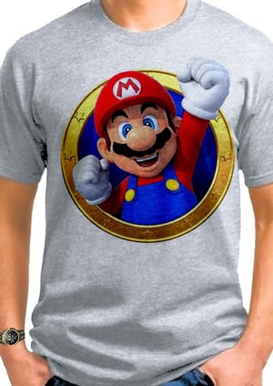 Camiseta Cinza Mescla Cinza Mescla     s203