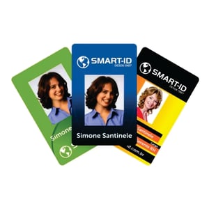 Cartão PVC 8,5 x 5,4 cm 4/0 Frente  Canto arredondado 