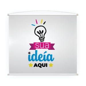 Banner 380g Brilho 40x60   Tubete e Corda 