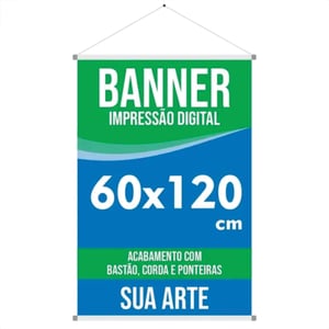 Banner 380g Brilho 60x120   Tubete e Corda 