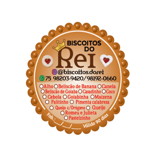 Biscoito Reis com sabores