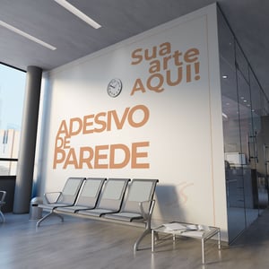 ADESIVO PARA PAREDE Alta Qualidade de Impressão. Impressão 4x0 - Só Frente em Cores. Uso Interno.  4x0   
